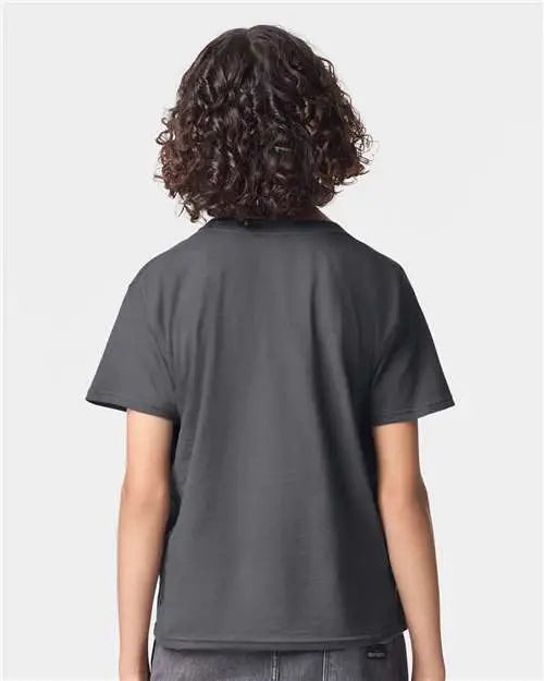 American Apparel 2001y Youth Fine Jersey Tee - Asphalt