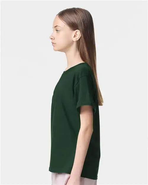 American Apparel 2001y Youth Fine Jersey Tee - Forest
