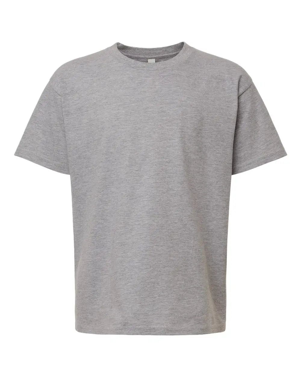 American Apparel 2001y Youth Fine Jersey Tee - Heather Grey - Gray / Xs