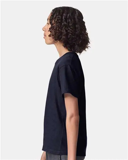 American Apparel 2001y Youth Fine Jersey Tee - Navy