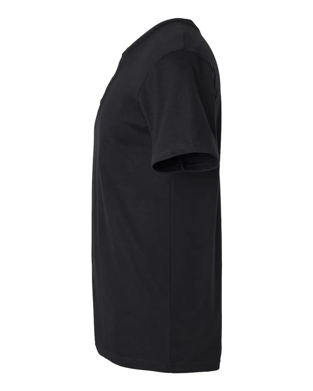 American Apparel 2004cvc Cvc Henley Tee - Black
