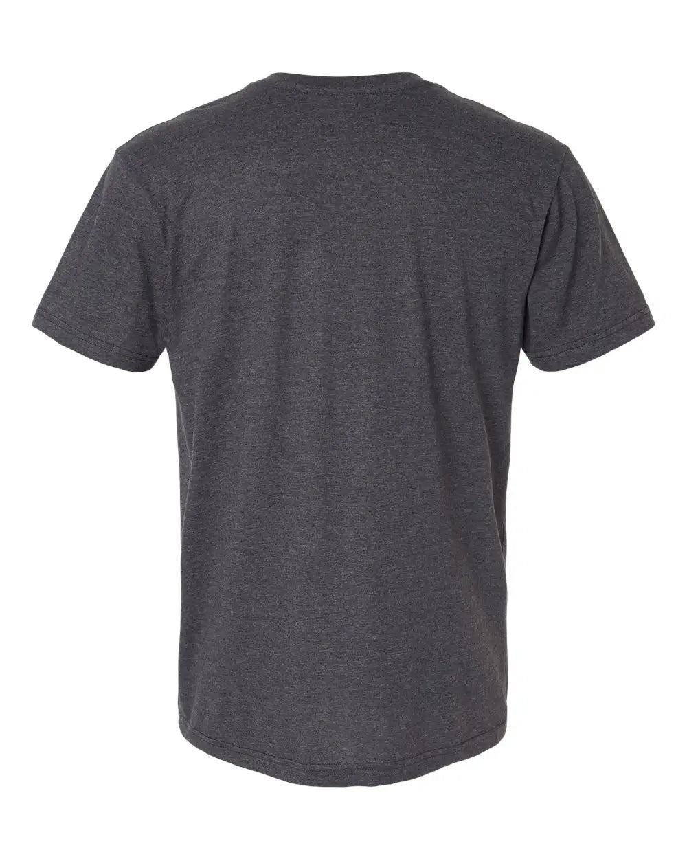 American Apparel 2004cvc Cvc Henley Tee - Heather Charcoal - Dark Gray / s