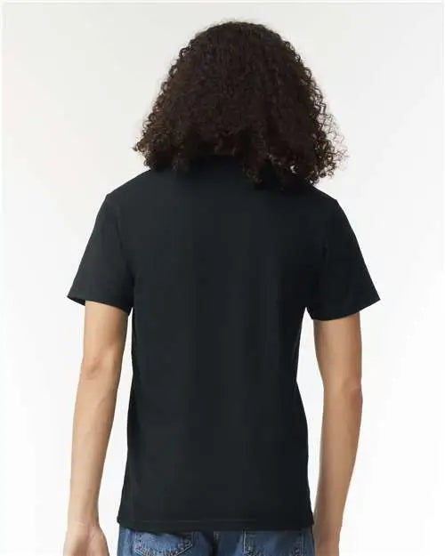 American Apparel 2006cvc Cvc V-neck Tee - Black