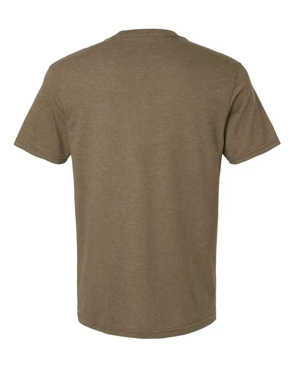 American Apparel 2006cvc Cvc V-neck Tee - Heather Army - Olive / s