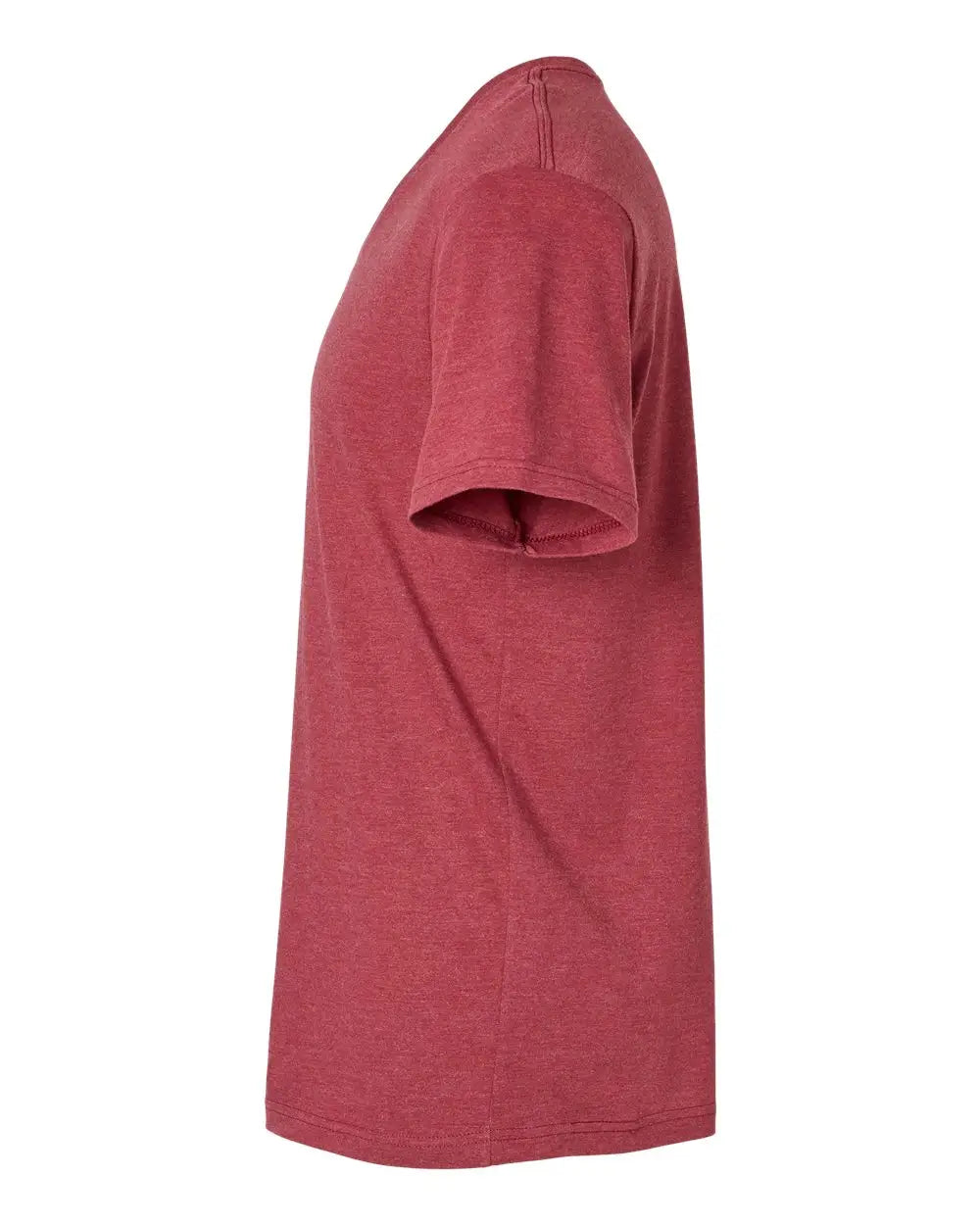 American Apparel 2006cvc Cvc V-neck Tee - Heather Cardinal