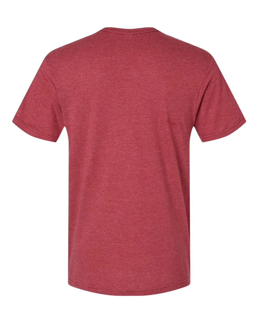 American Apparel 2006cvc Cvc V-neck Tee - Heather Cardinal - s