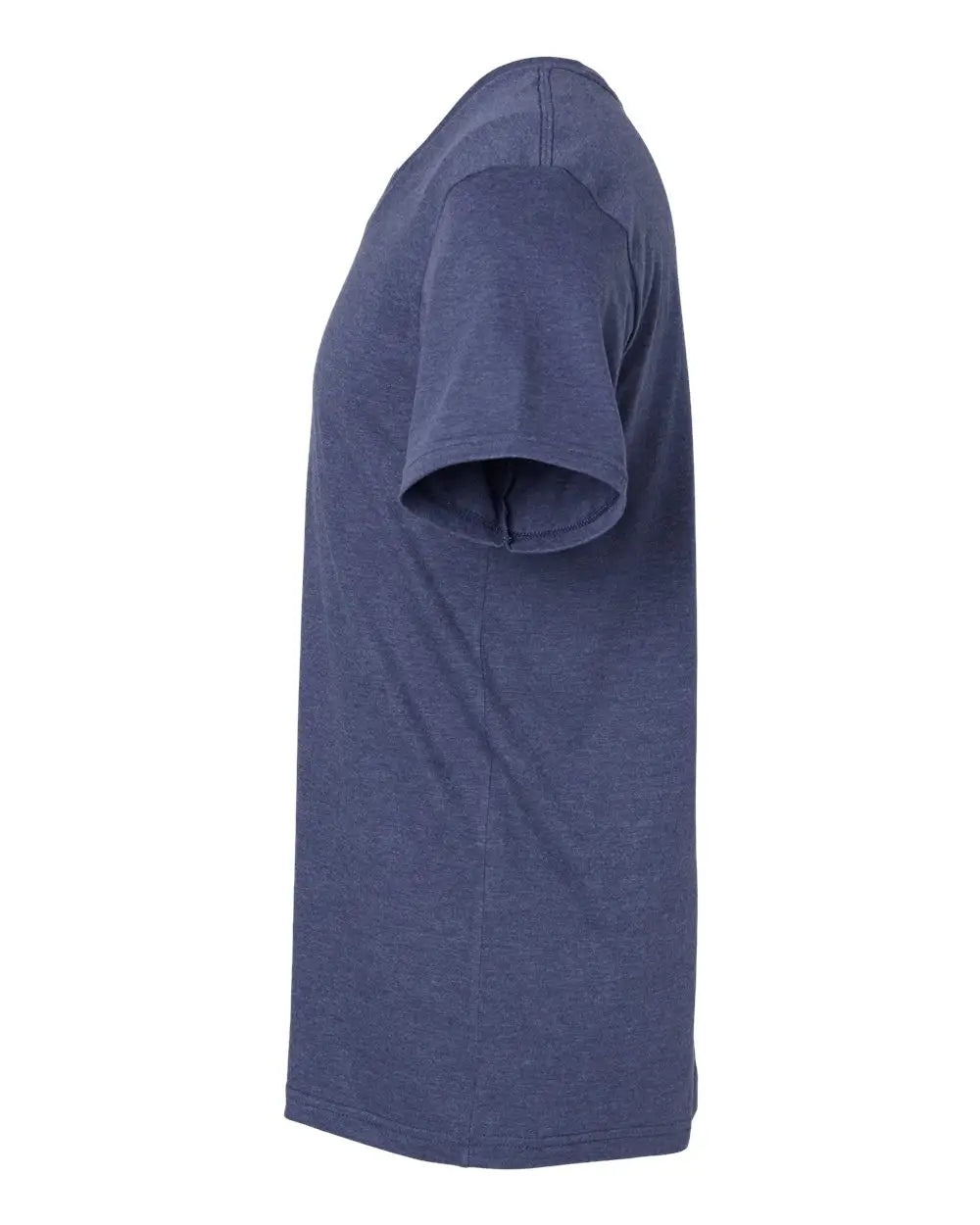 American Apparel 2006cvc Cvc V-neck Tee - Heather Indigo