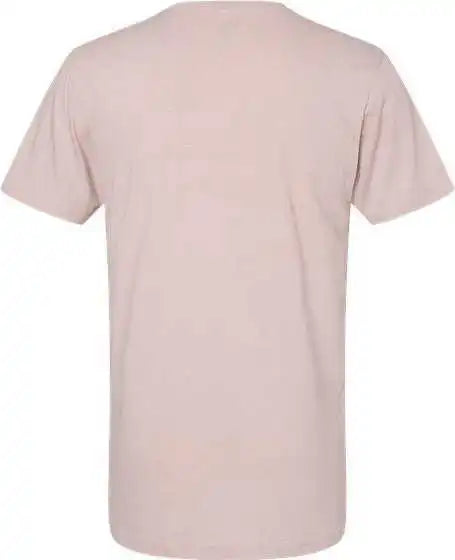 American Apparel 2006cvc Unisex Cvc V-neck Tee - Heather Blush