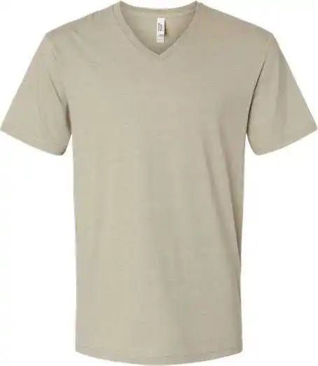 American Apparel 2006cvc Unisex Cvc V-neck Tee - Heather Khaki