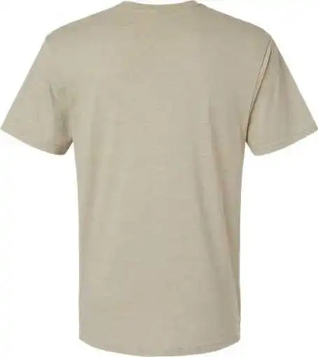 American Apparel 2006cvc Unisex Cvc V-neck Tee - Heather Khaki