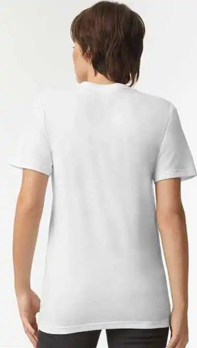 American Apparel 2006cvc Unisex Cvc V-neck Tee - White