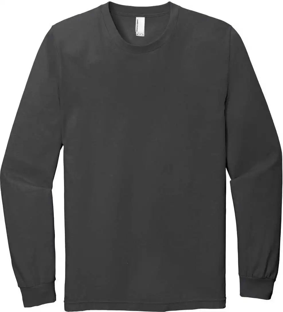 American Apparel 2007w Fine Jersey Long Sleeve T-shirt - Asphalt