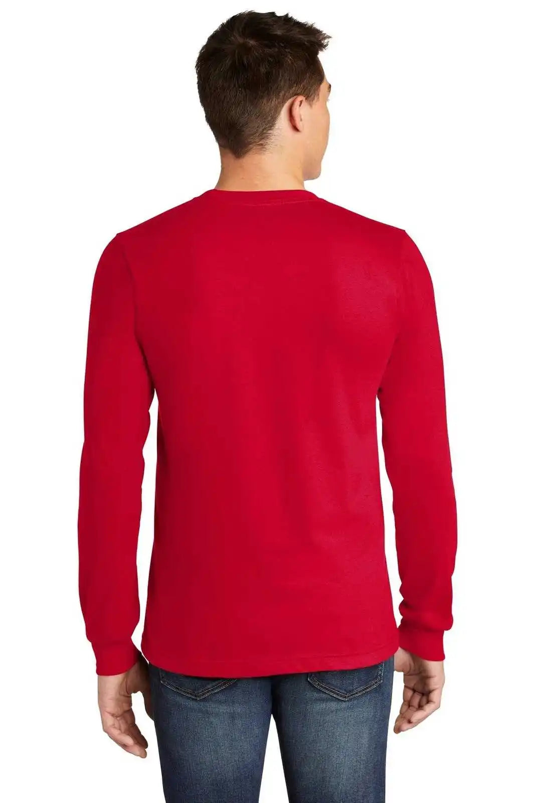 American Apparel 2007w Fine Jersey Long Sleeve t Shirt Red