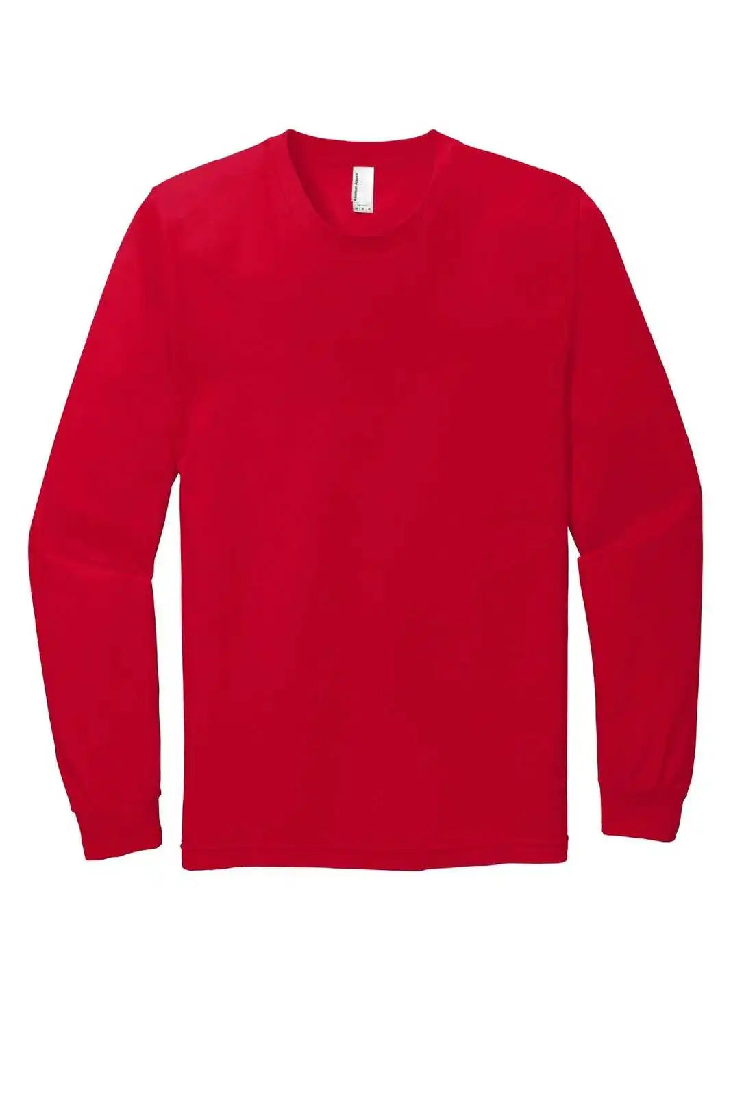 American Apparel 2007w Fine Jersey Long Sleeve t Shirt Red