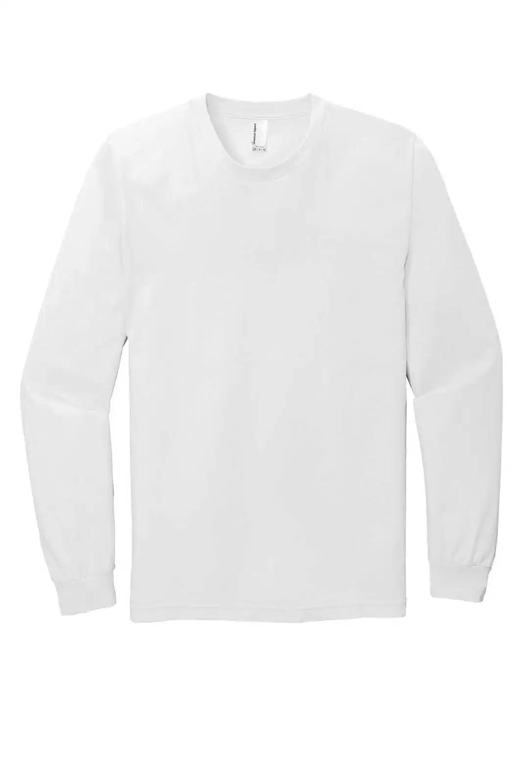 American Apparel 2007w Fine Jersey Long Sleeve T-shirt - White