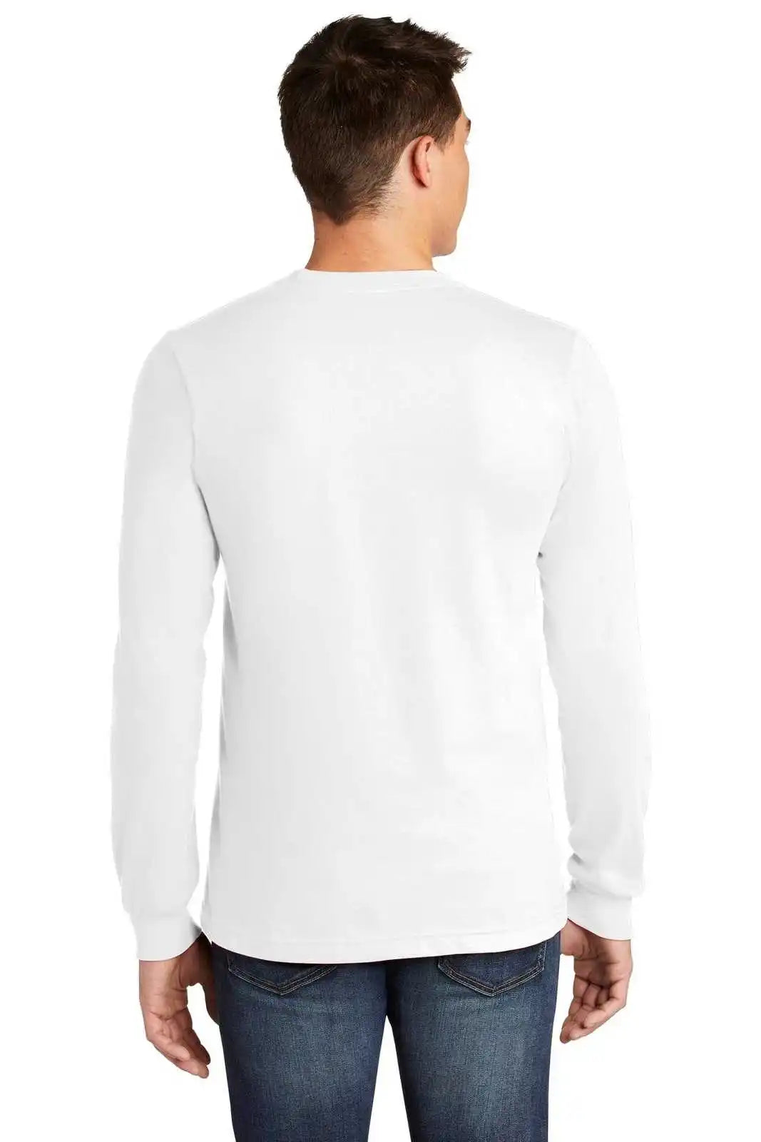 American Apparel 2007w Fine Jersey Long Sleeve T-shirt - White