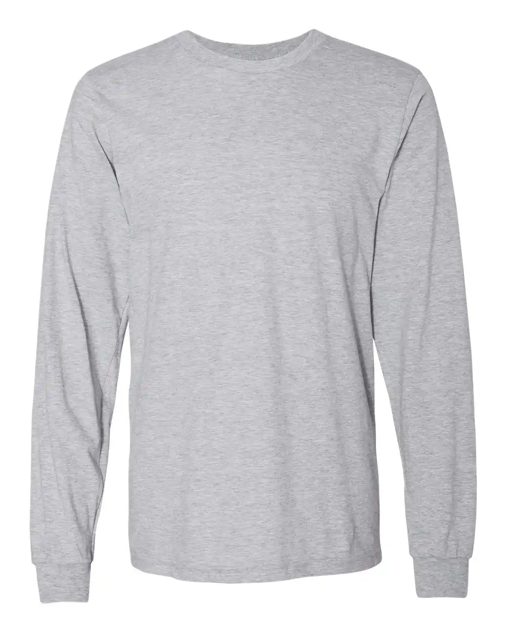 American Apparel 2007w Fine Jersey Long Sleeve Tee - 2007 - Heather Grey - s