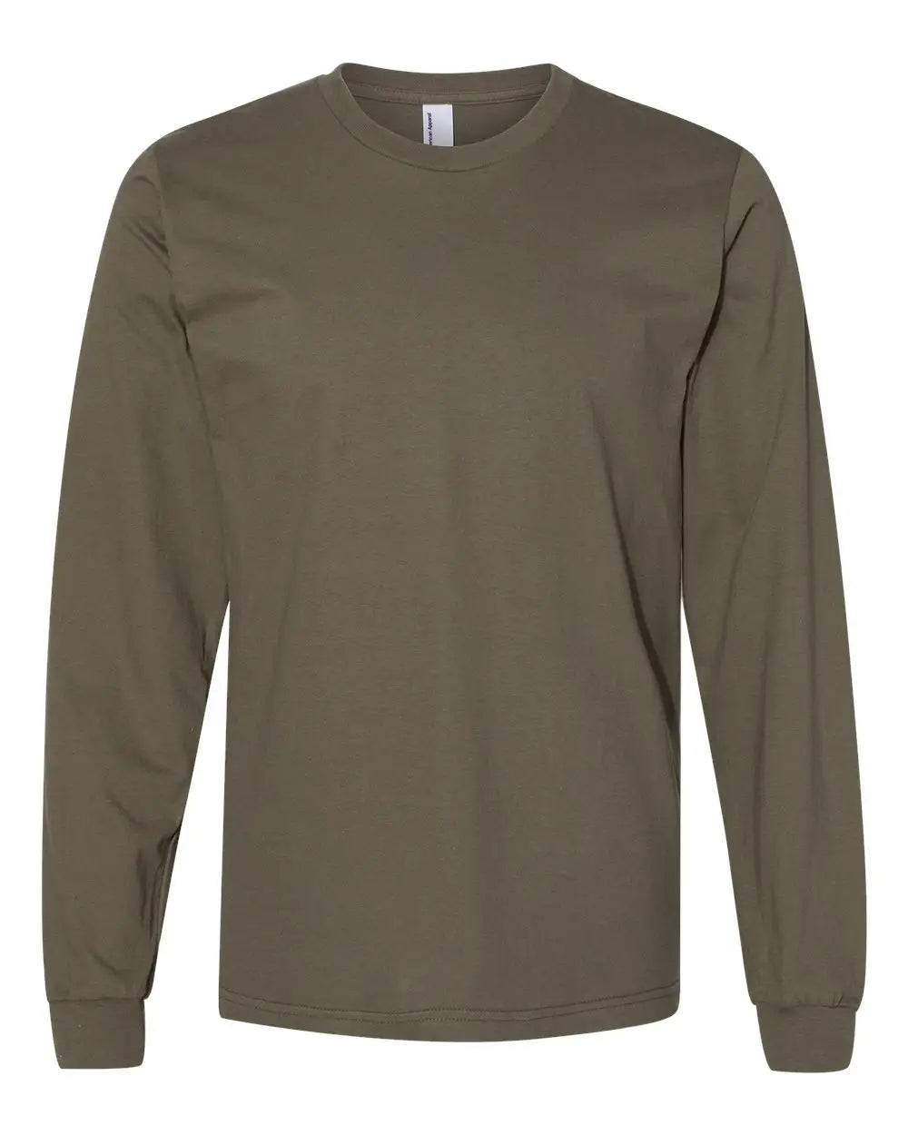 American Apparel 2007w Fine Jersey Long Sleeve Tee - 2007 - Lieutenant - Adult Xl