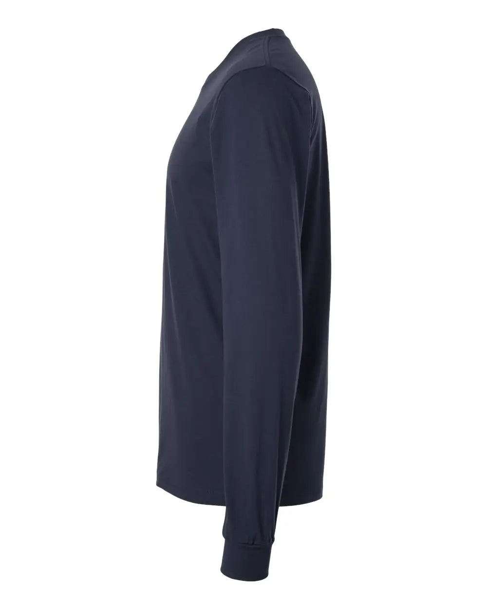 American Apparel 2007w Fine Jersey Long Sleeve Tee - 2007 - Navy