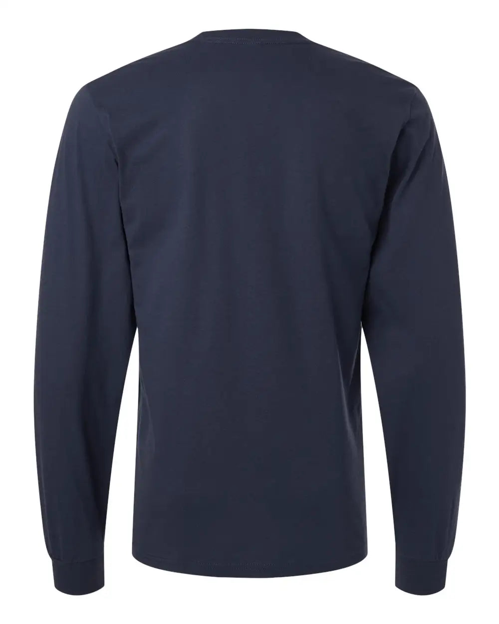 American Apparel 2007w Fine Jersey Long Sleeve Tee - 2007 - Navy - Adult s