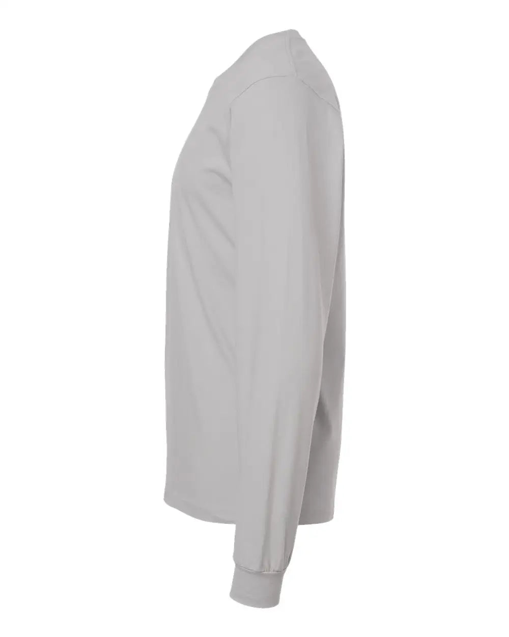 American Apparel 2007w Fine Jersey Long Sleeve Tee - 2007 - New Silver