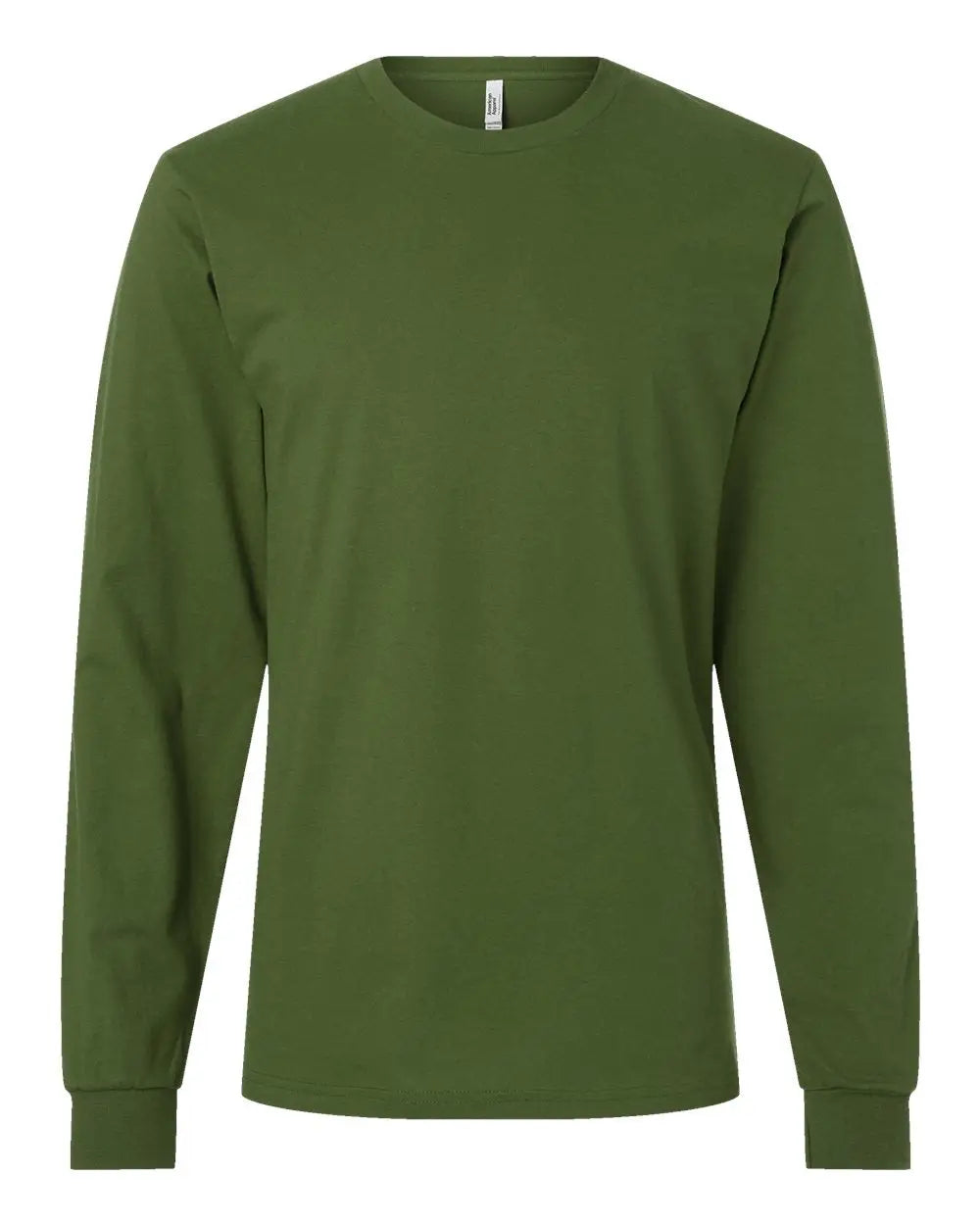 American Apparel 2007w Fine Jersey Long Sleeve Tee - 2007 - Olive