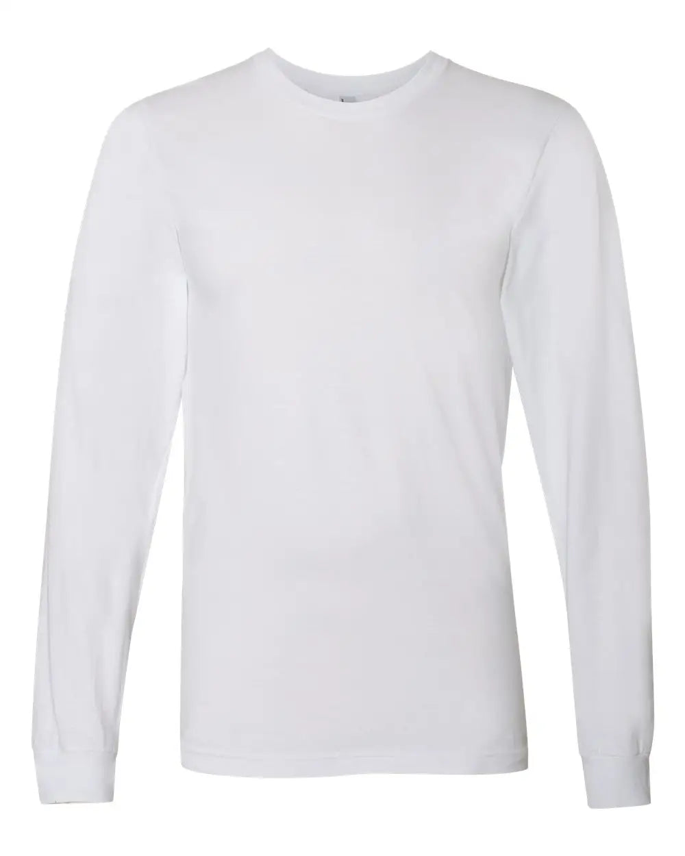 American Apparel 2007w Fine Jersey Long Sleeve Tee - 2007 - White - Adult s