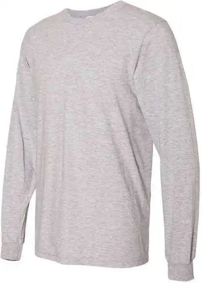 American Apparel 2007w Fine Jersey Long Sleeve Tee - Heather Grey