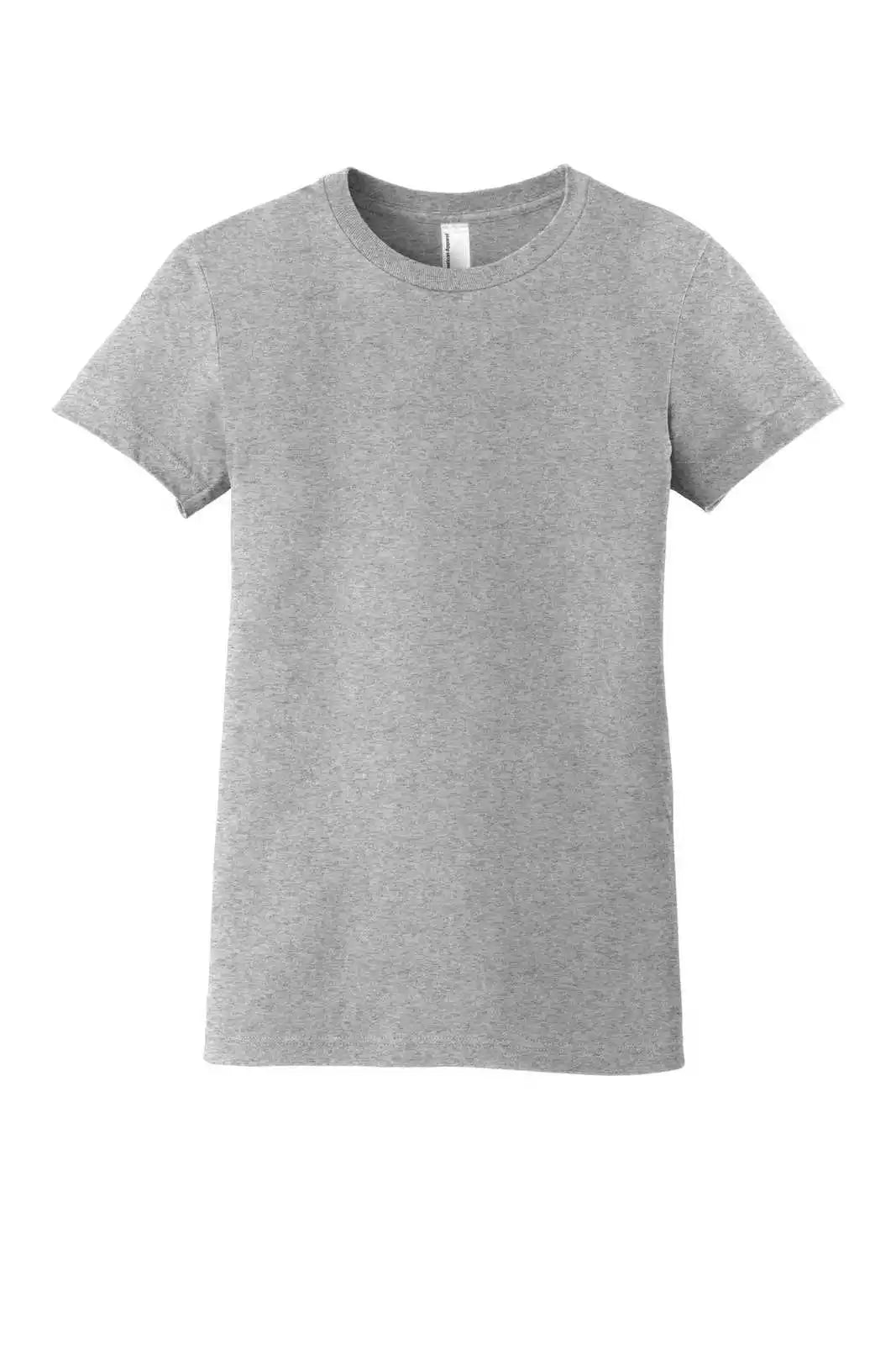 American Apparel 2102w Women’s Fine Jersey T-shirt - Heather Gray