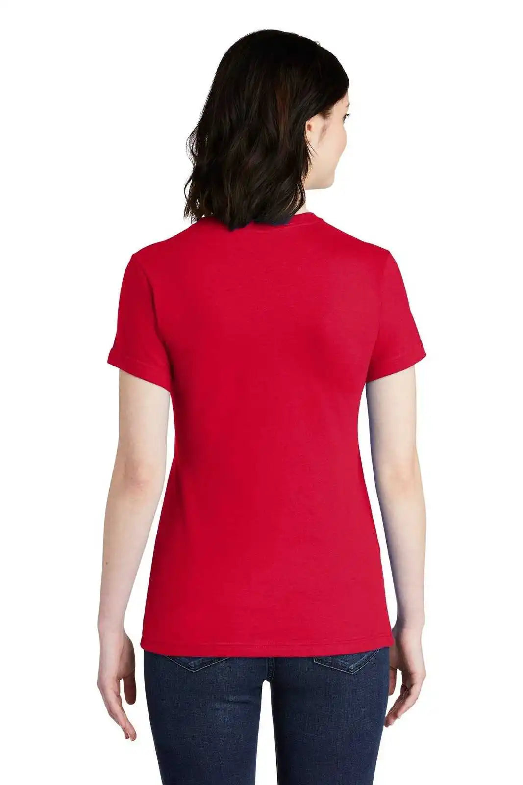 American Apparel 2102w Women’s Fine Jersey T-shirt - Red