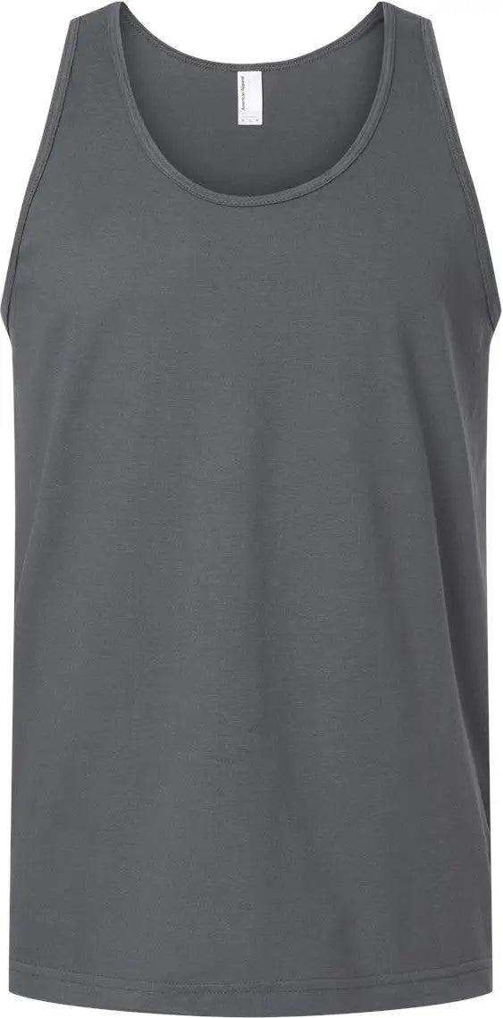 American Apparel 2408w Fine Jersey Tank - 2408 - Asphalt