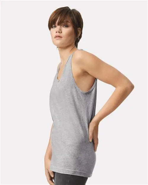 American Apparel 2408w Fine Jersey Tank - 2408 - Heather Gray