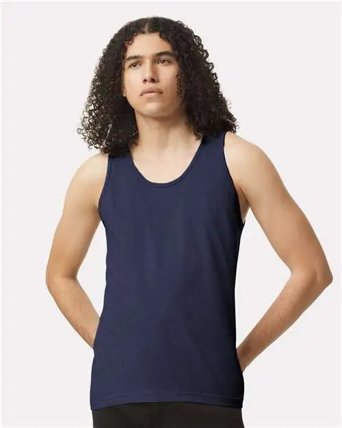 American Apparel 2408w Fine Jersey Tank - 2408 - Navy