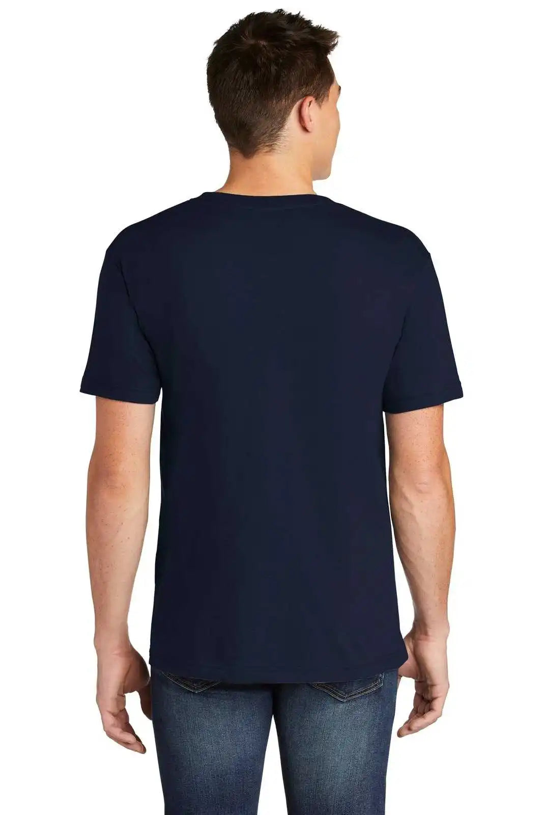 American Apparel 2456w Fine Jersey V-neck T-shirt - Navy