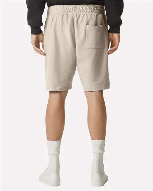 American Apparel 2pq Pique Unisex Gym Shorts - Bone