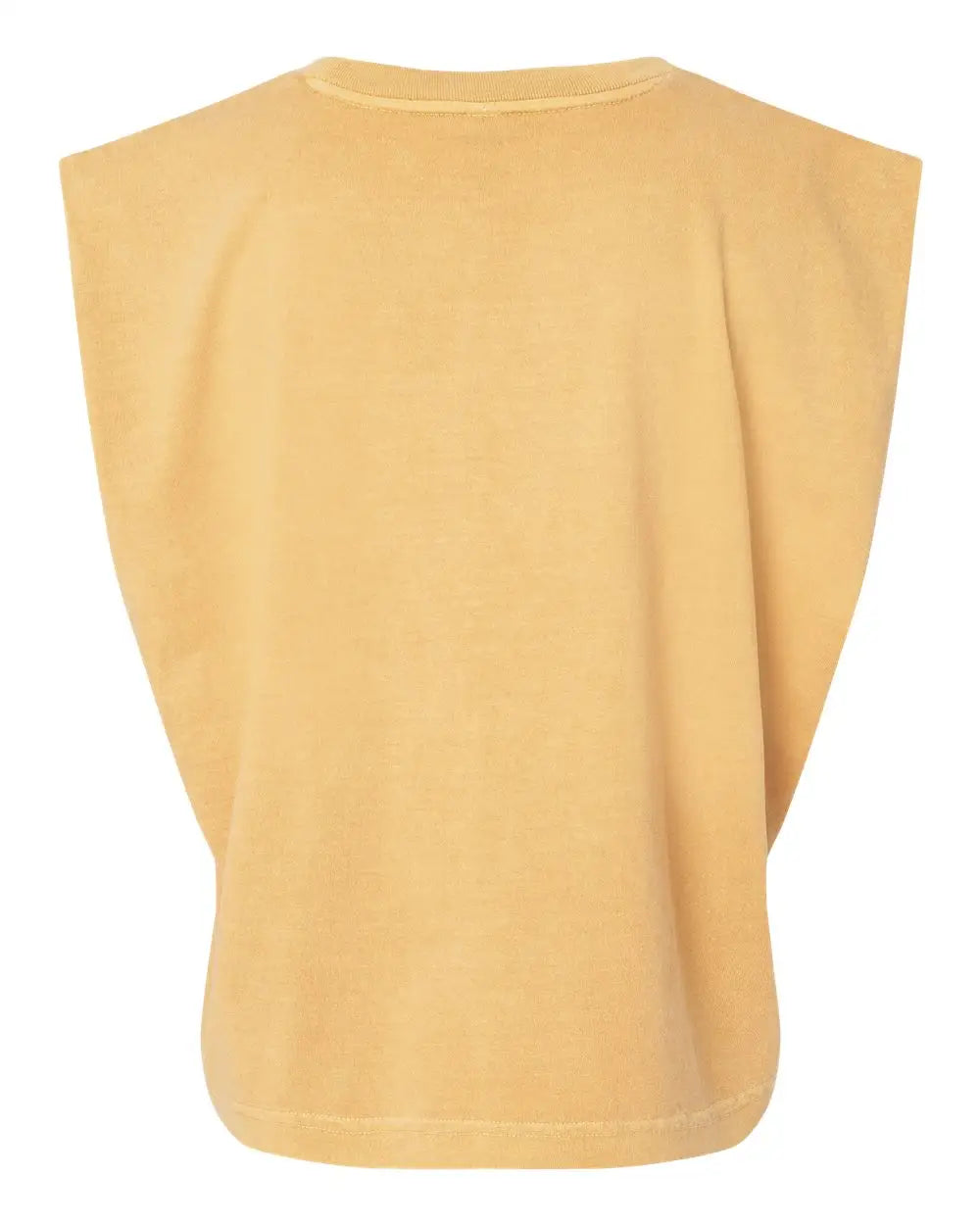 American Apparel 307 Garment-dyed Women’s Heavyweight Muscle Tee - Gd - Faded Mustard - Ladies s
