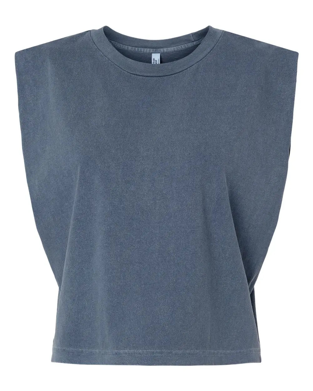 American Apparel 307 Garment-dyed Women’s Heavyweight Muscle Tee - Gd - Faded Navy - Ladies s