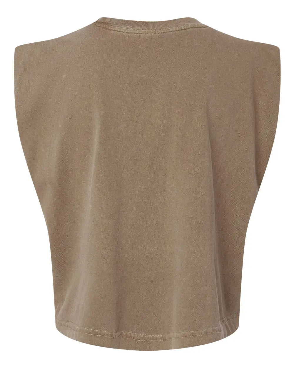 American Apparel 307 Garment-dyed Women’s Heavyweight Muscle Tee - Gd - Faded Brown - Ladies s