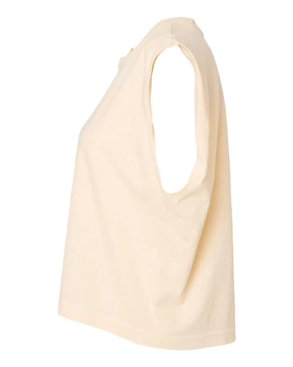 American Apparel 307 Garment-dyed Women’s Heavyweight Muscle Tee - Gd - Faded Cream