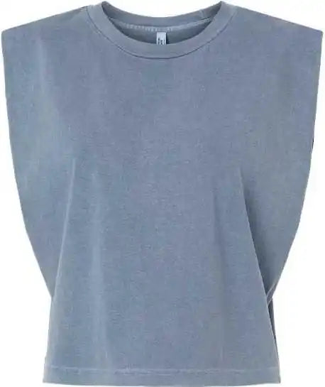 American Apparel 307gd Garment Dyed Women’s Heavyweight Muscle Tee Faded Navy