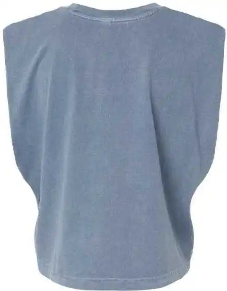American Apparel 307gd Garment Dyed Women’s Heavyweight Muscle Tee Faded Navy