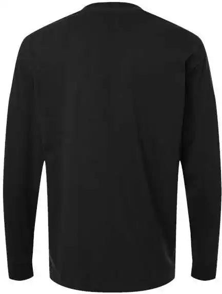 American Apparel 9410 Super Heavyweight Long Sleeve Pocket Tee - Black