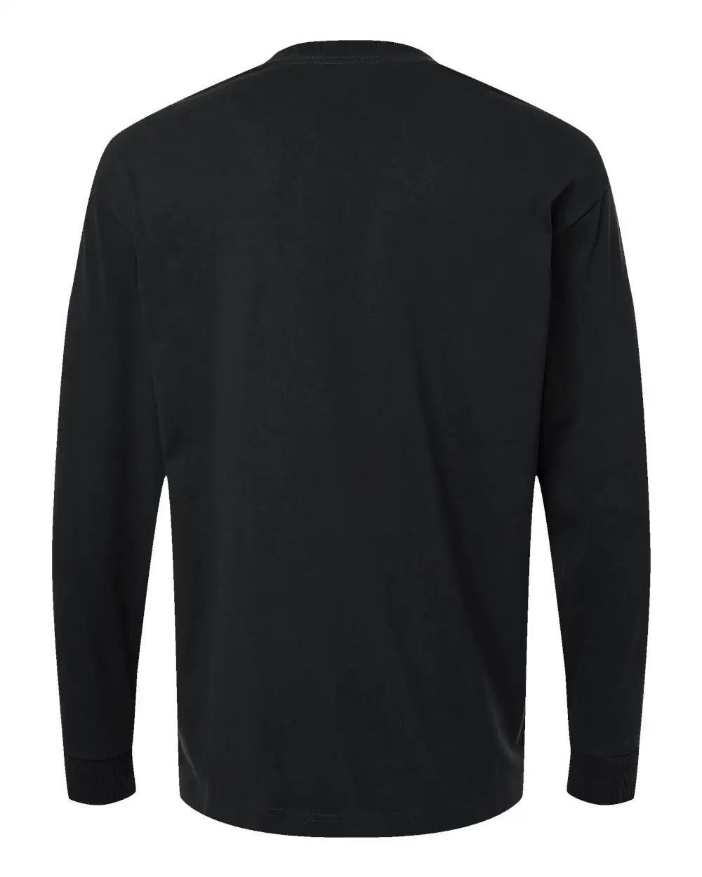 American Apparel 9410a Super Heavyweight Long Sleeve Pocket Tee - 9410 - Black
