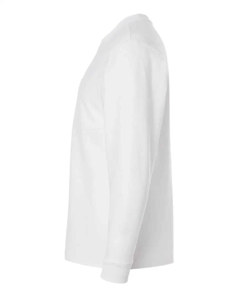 American Apparel 9410a Super Heavyweight Long Sleeve Pocket Tee - 9410 - White