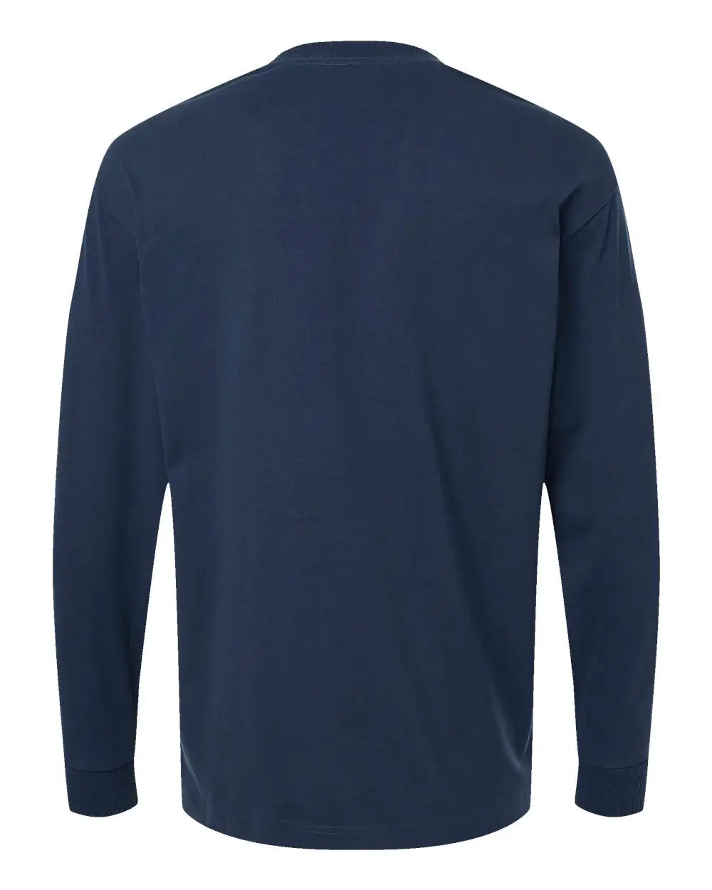 American Apparel 9410a Super Heavyweight Long Sleeve Pocket Tee - 9410 - Sea Blue