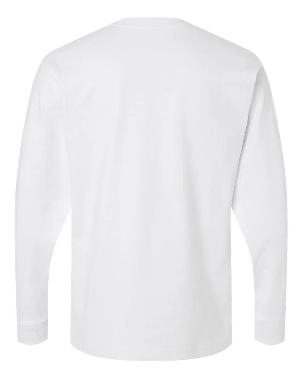 American Apparel 9410a Super Heavyweight Long Sleeve Pocket Tee - 9410 - White
