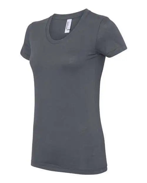American Apparel Bb301w Womens 50 Tee - Asphalt