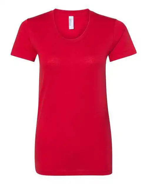 American Apparel Bb301w Womens 50 Tee - Red