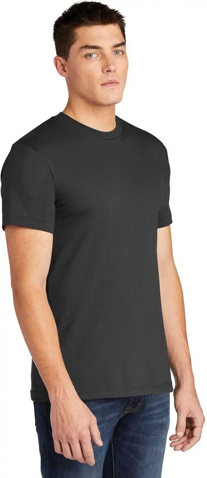American Apparel Bb401w Poly-cotton T-shirt - Asphalt