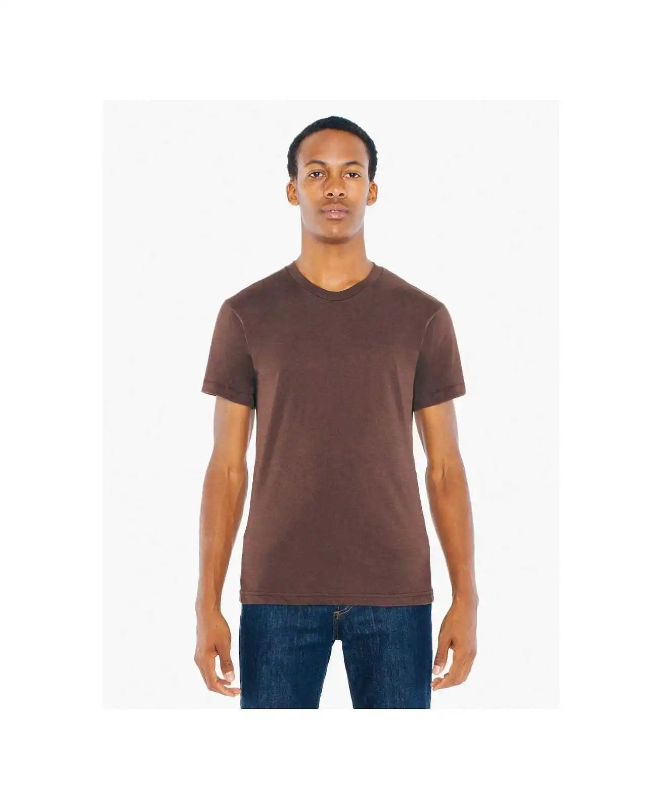 American Apparel Bb401w Poly-cotton T-shirt - Brown